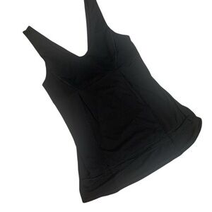 Lululemon Elevate Cinch Waist Black Athletic Yoga Tank Top